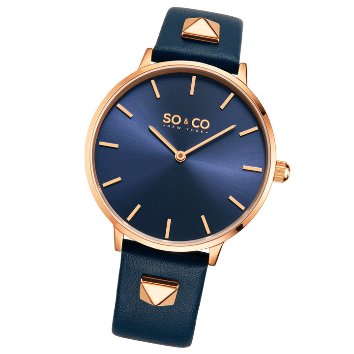 Madison Blue/Leather | Blue Dial