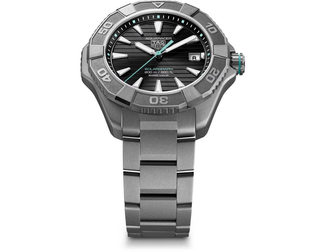 Aquaracer Professional 200 Solargraph Solar Quartz Black Dial / Sand-Blasted Tit