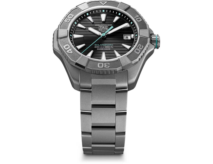 Aquaracer Professional 200 Solargraph Solar Quartz Black Dial / Sand-Blasted Tit