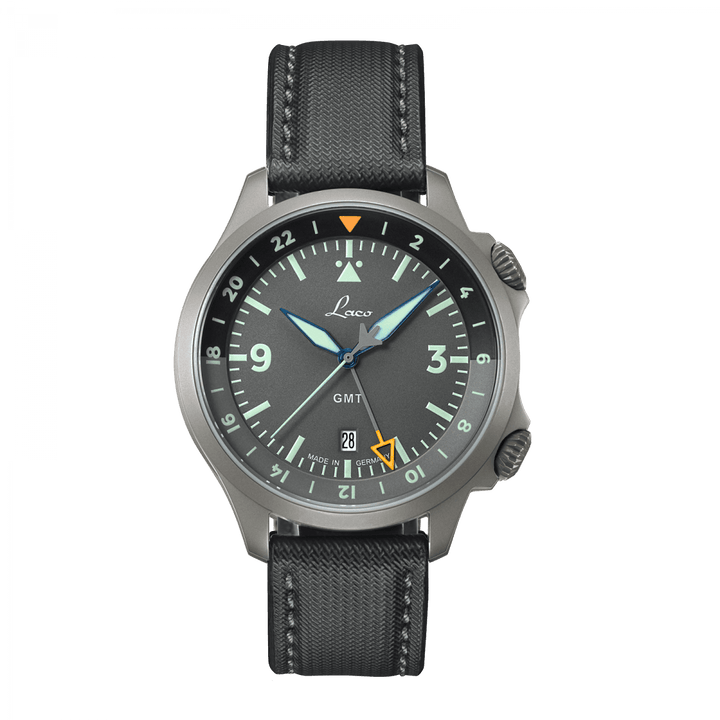 Frankfurt GMT Grau Gray Dial