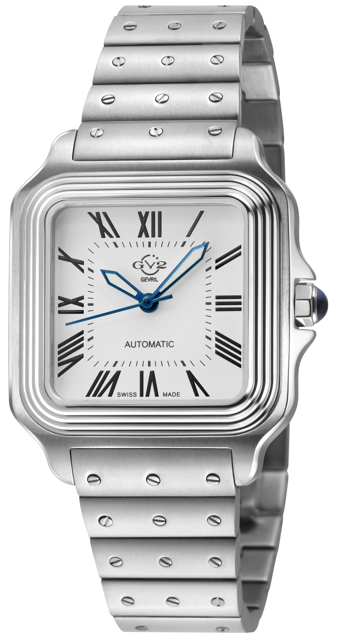 Lusso LX Swiss Automatic, 316L Stainless Steel Case, White Dial, 316L Stainless 