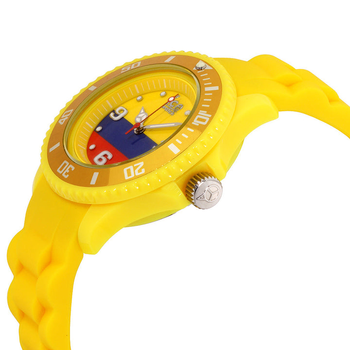 Ice-World 40mm / Blue Yellow Red / Yellow | Multi-Color Dial