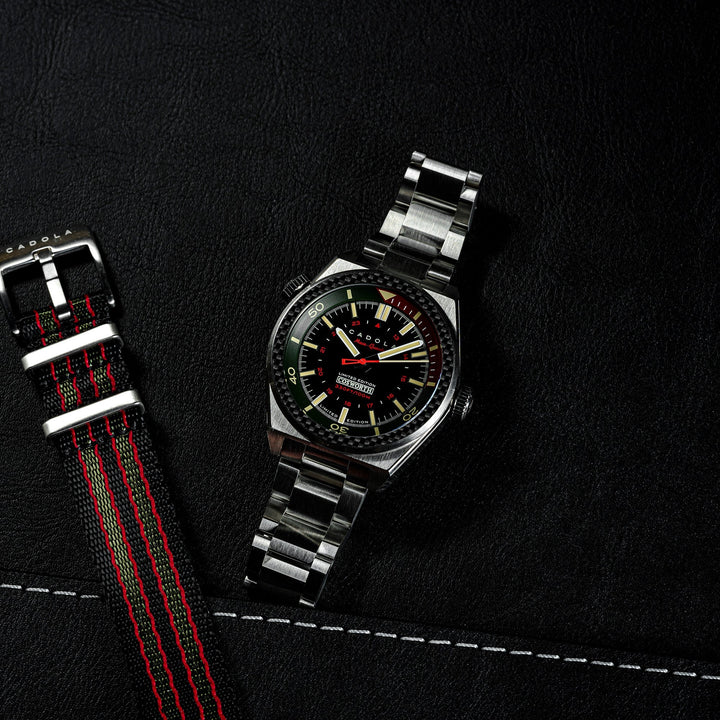 COSWORTH COSTIN MECA-QUARTZ LIMITED EDITION BLACK / STAINLESS STEEL Black Dial