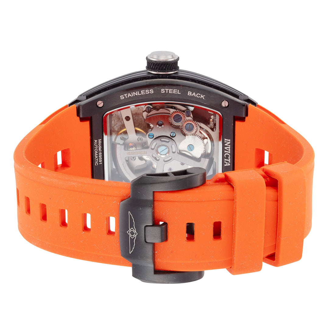 S1 Rally 42mm / Black / Orange | Black Dial