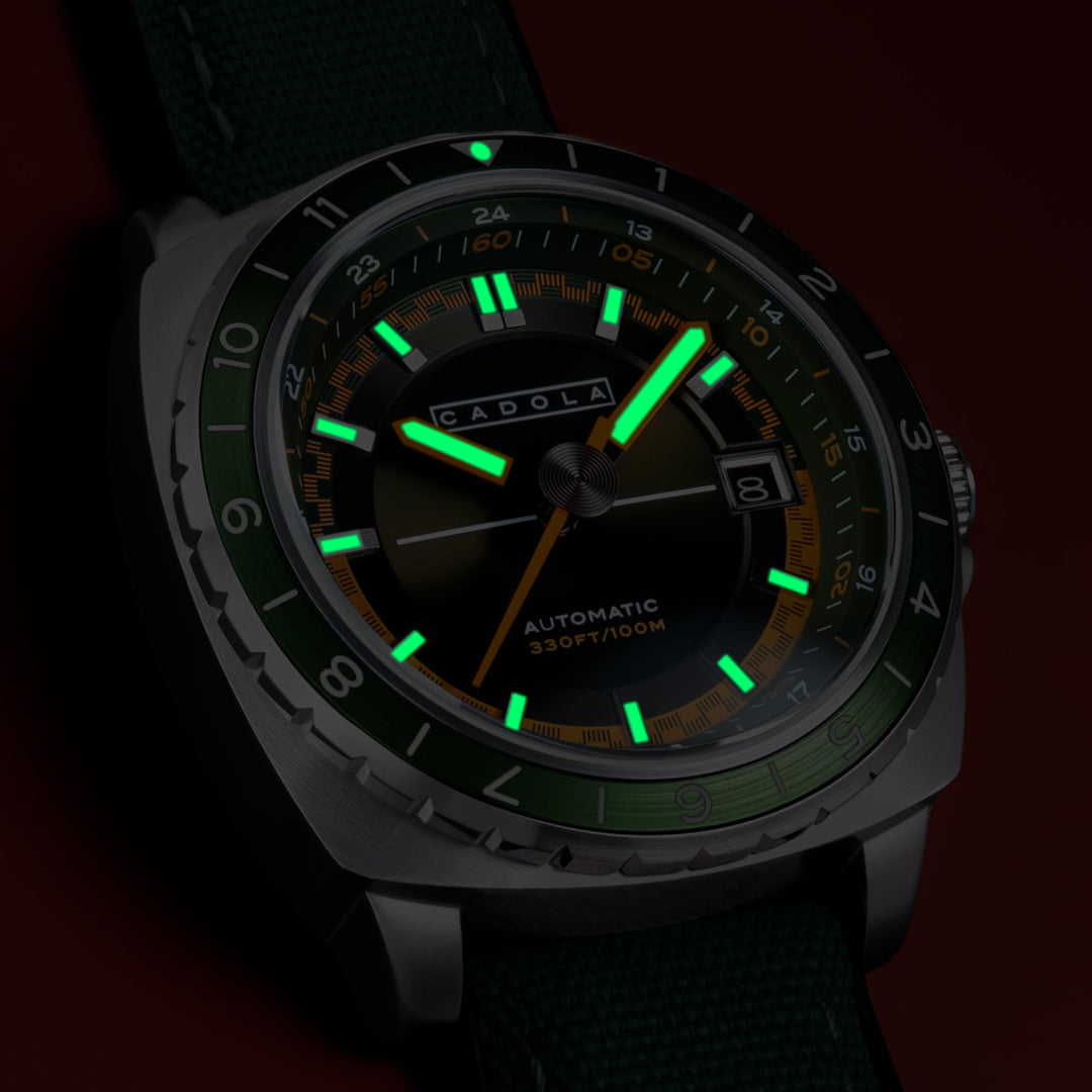 Overdrive Automatic Green / Green Canvas Green Dial