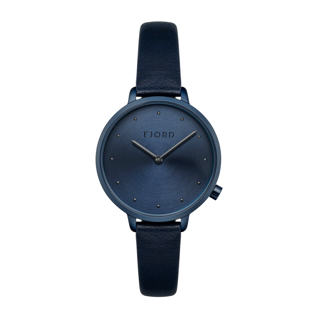 Ripple Blue / Leather | Blue Dial