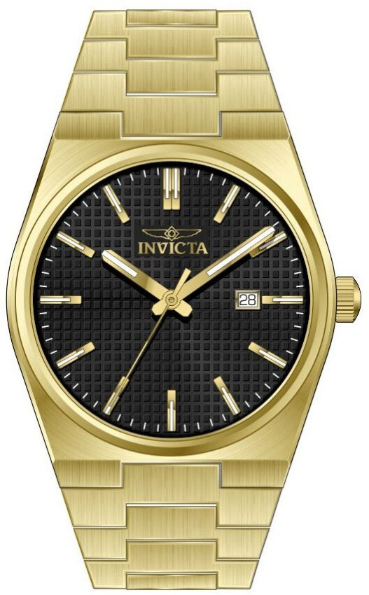 Speedway Chronograph Black Dial / Gold-Tone Stainless Steel Bracelet Black Dial
