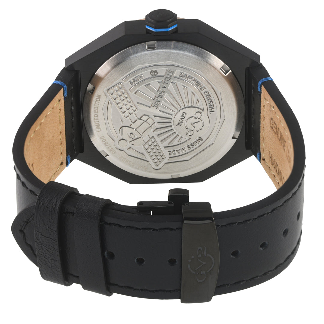 Stella Solare Swiss Ronda 212 Solar Quartz, 5 jewels, ultra-thin, Black/Brown su
