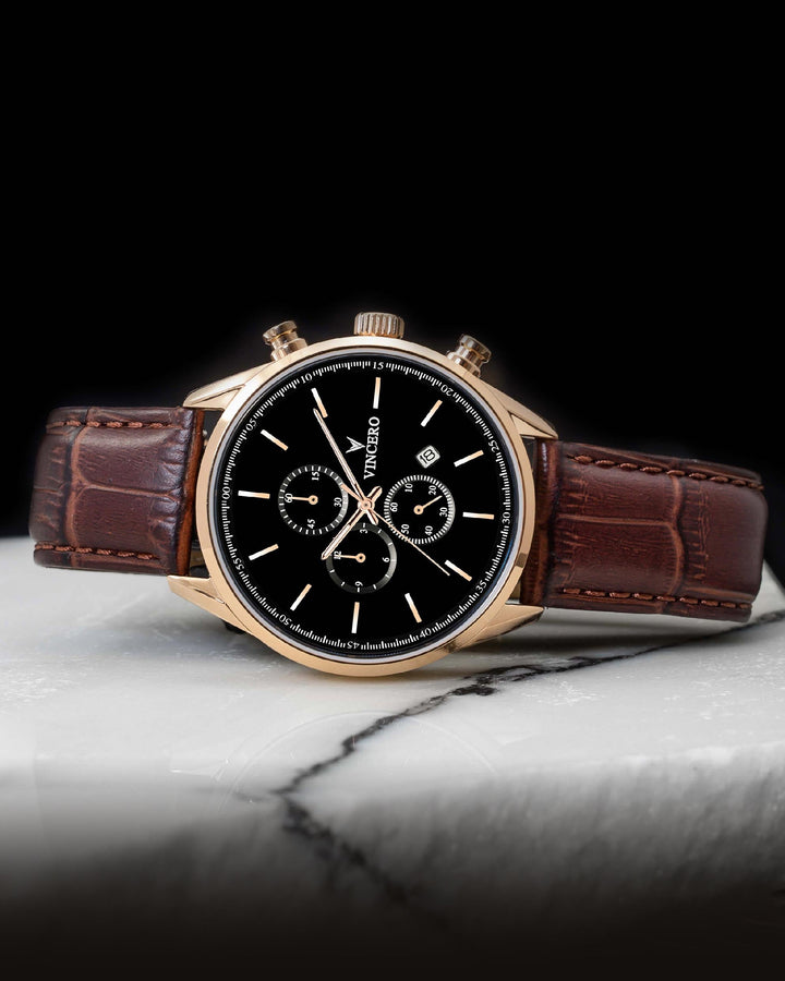 Chrono S (40mm) Rose Gold 40mm | Black Dial
