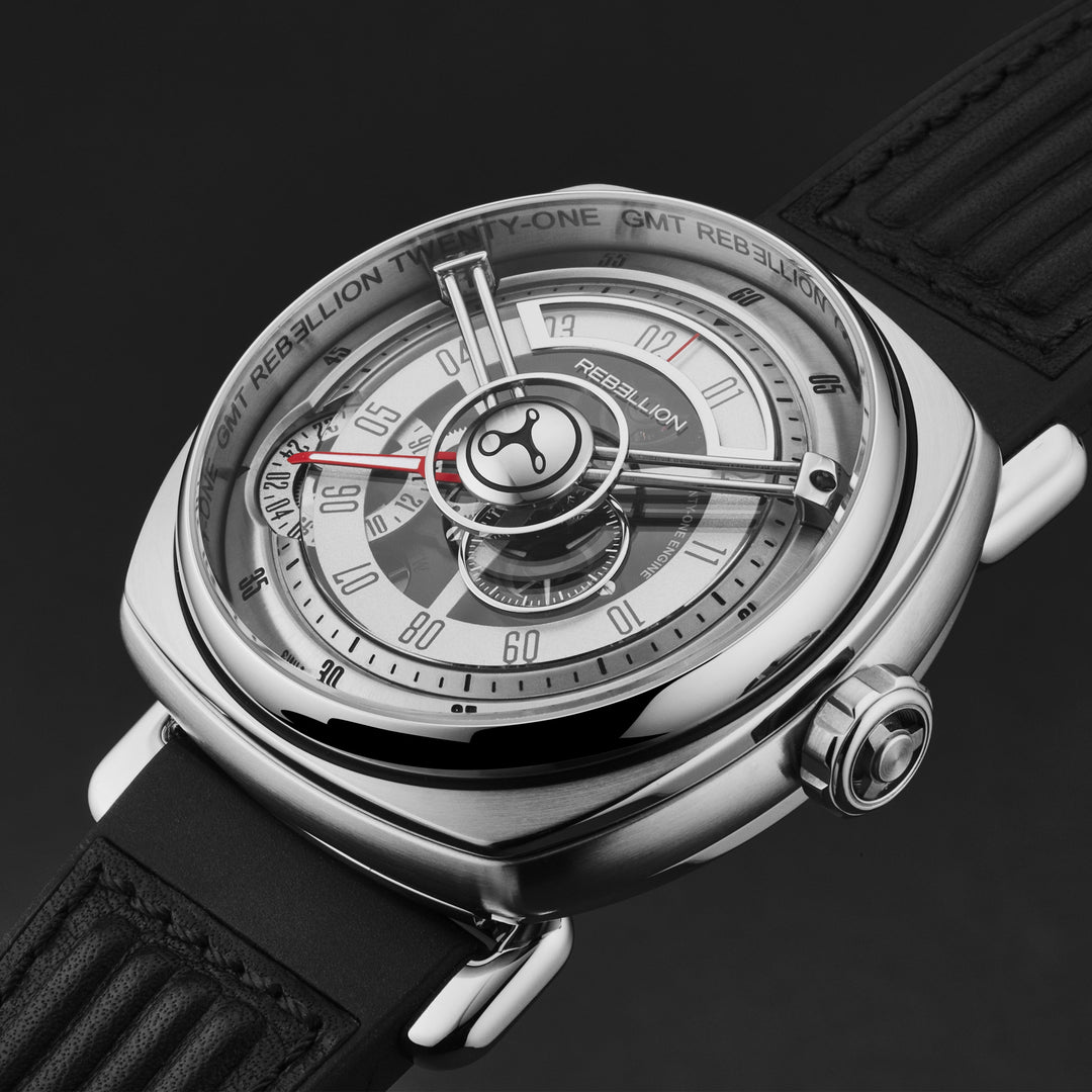 Twenty One RB21GMT.ST.T01 / Silver | Silver Dial