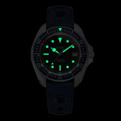 Diver 200M Automatic Bracelet Diving Watch - Blue | Black Dial