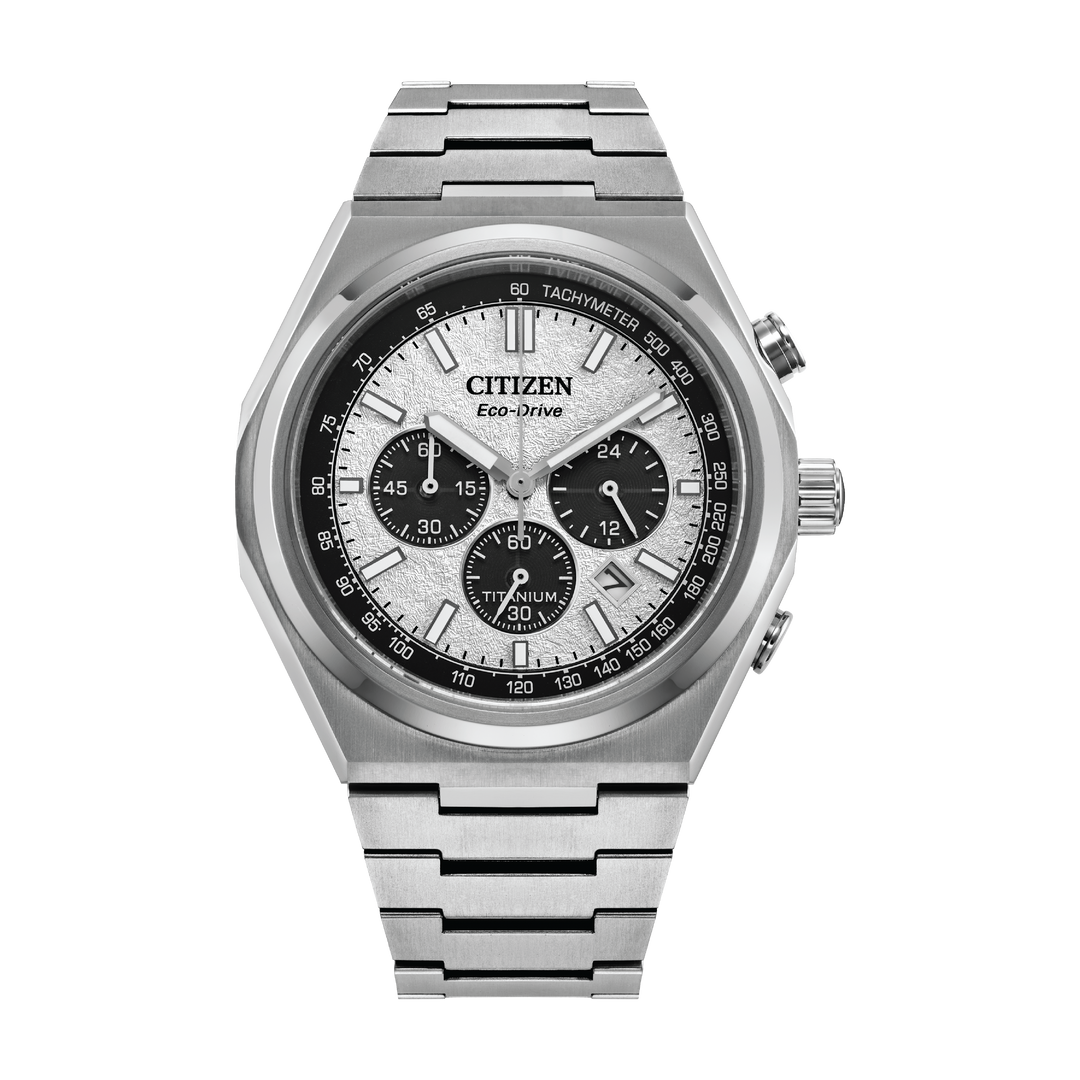 Zenshin Chrono Silver / Super Titanium | Silver Dial