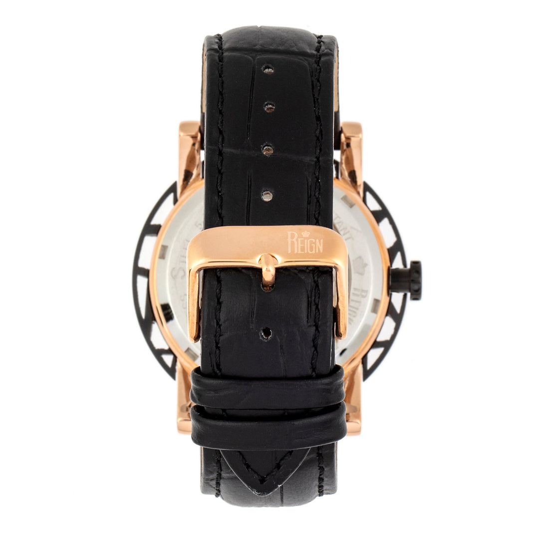 Stavros Rose Gold/Black | Black Dial