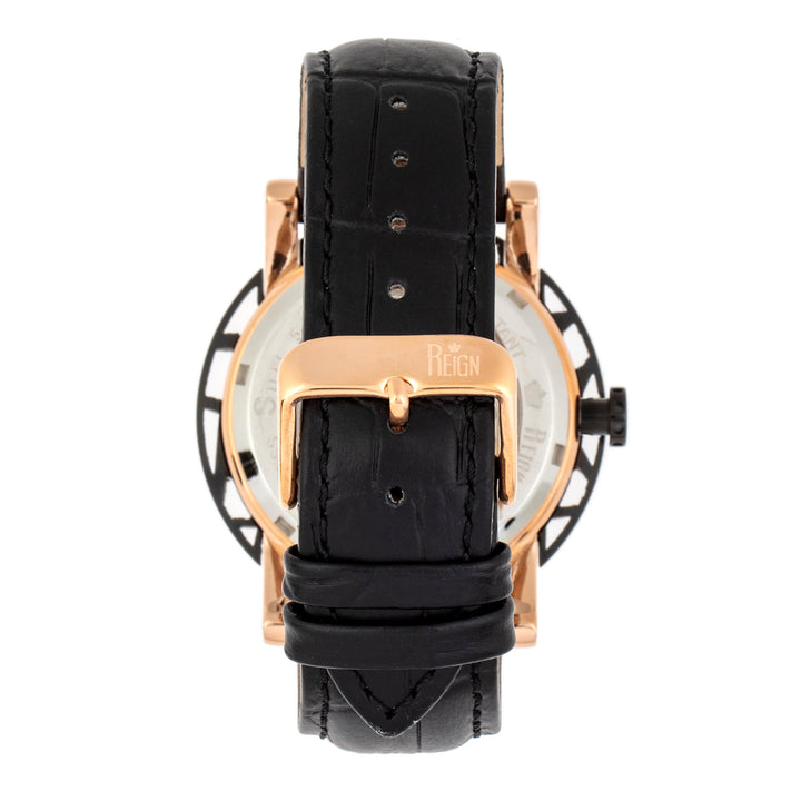 Stavros Rose Gold/Black | Black Dial
