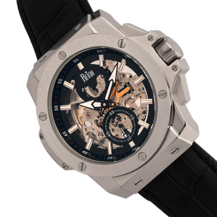 Commodus Silver/Black | Black Dial