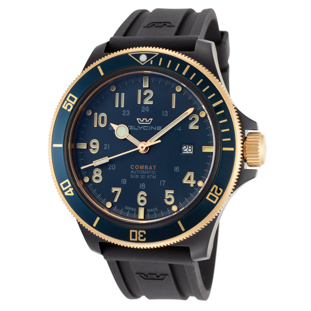Combat Sub 46 46 mm / Blue / Black Blue Dial