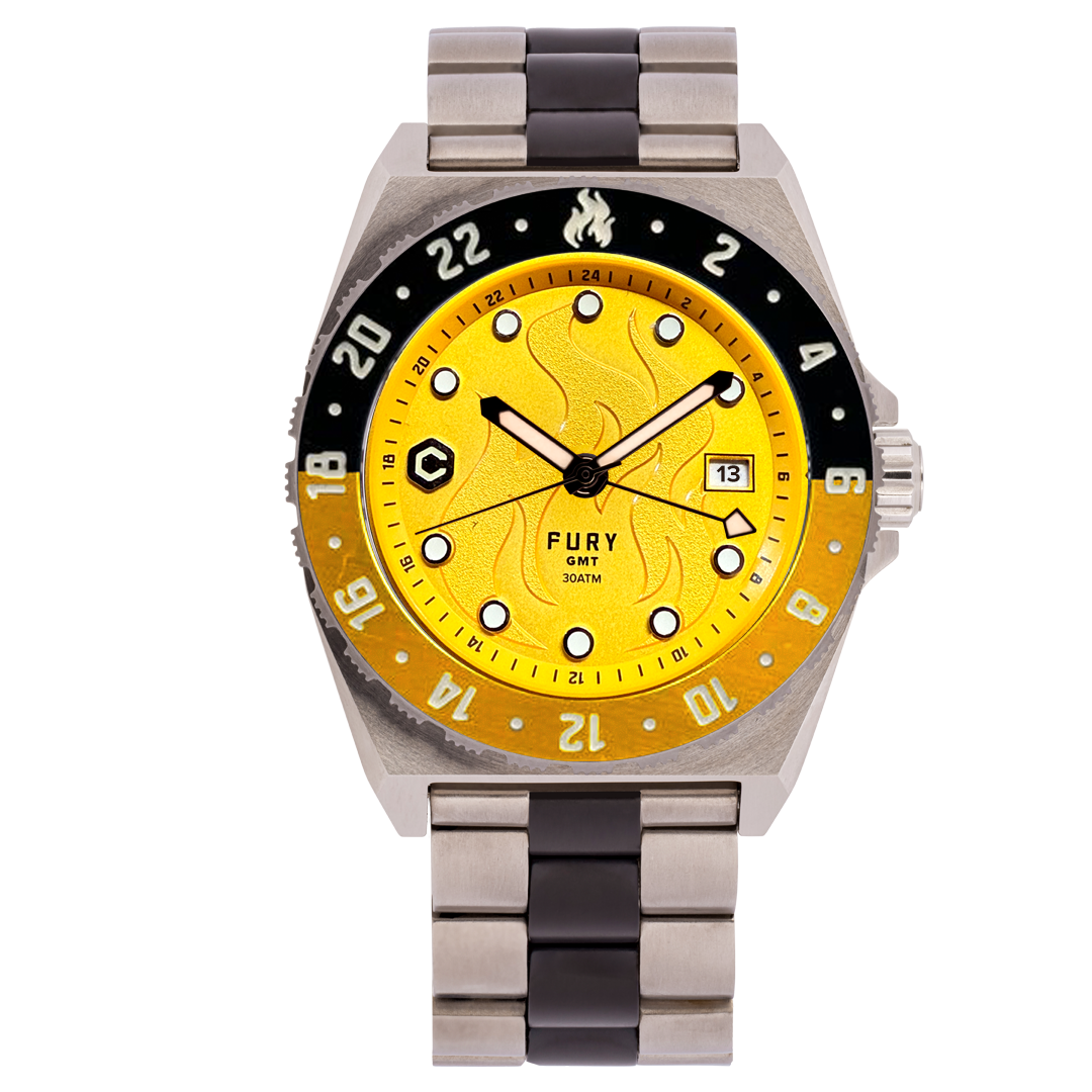 Fury GMT Yellow Mellow | Yellow Dial