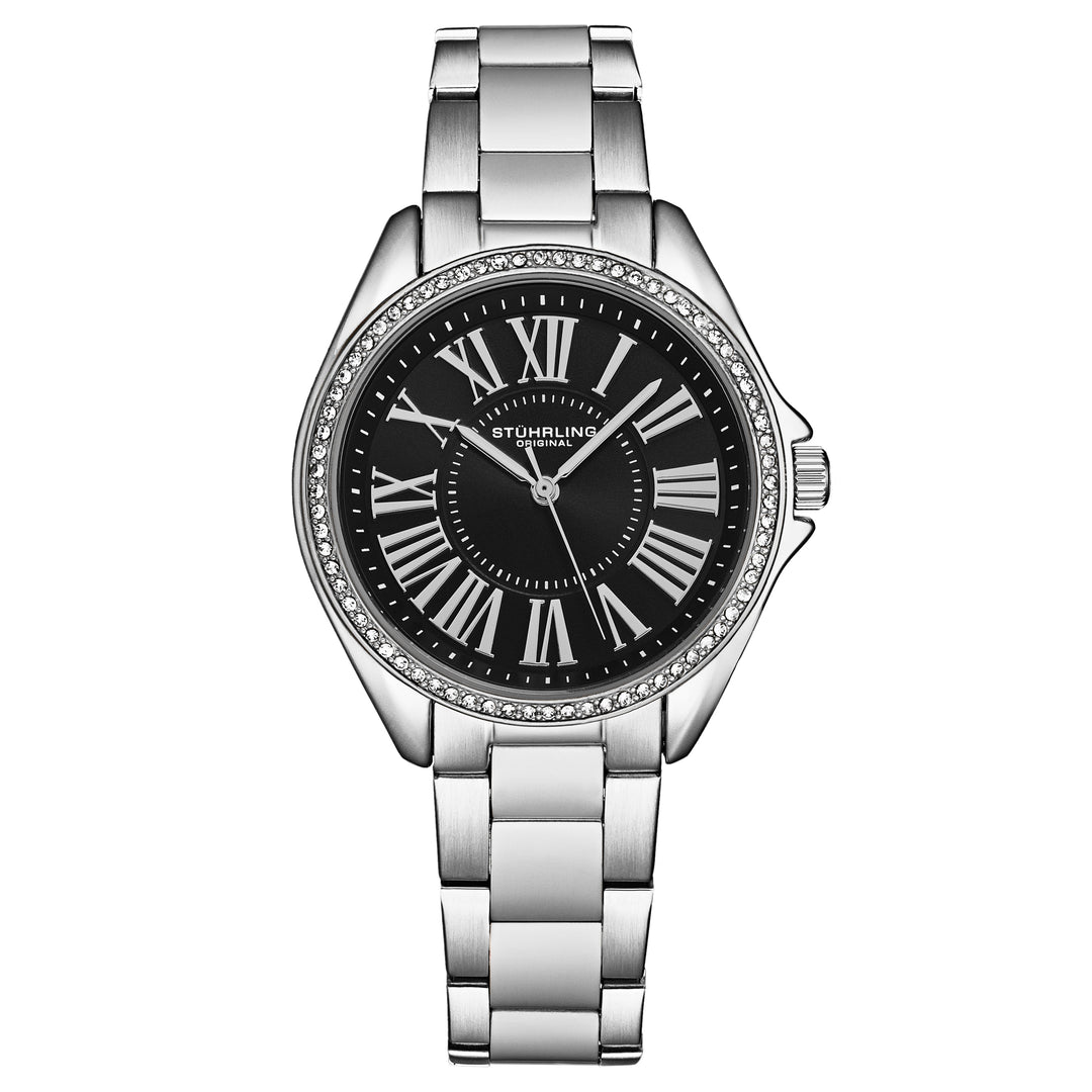 The Dynasty Quartz Watch Black/Silver | Black Dial