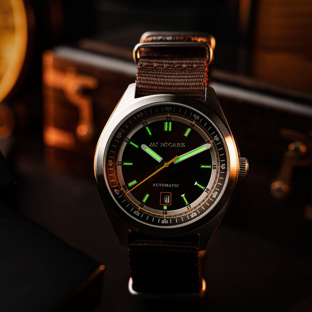 Scrambler Automatic Brown / Brown Nylon | Brown Dial