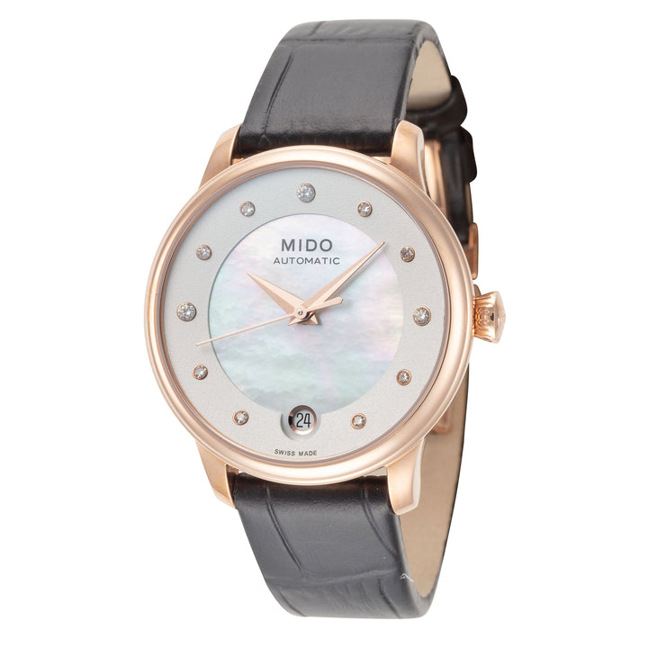 Baroncelli II 33mm / White / Black White Dial