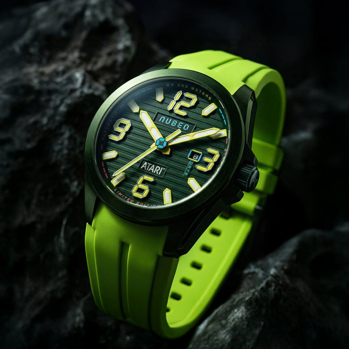 Torrent Automatic Atari Rainbow Limited Edition Green / Green Rubber Green Dial