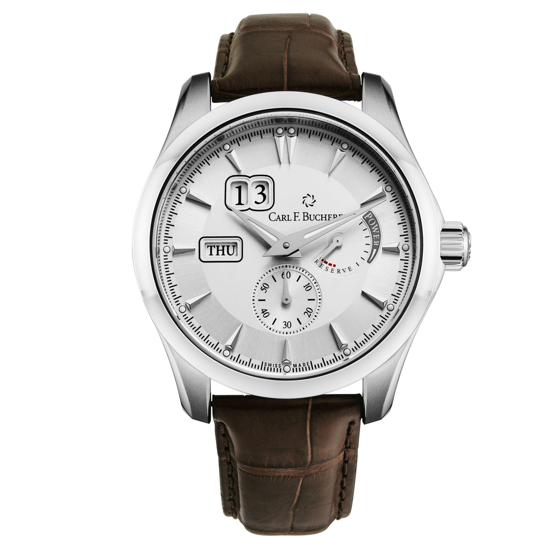 Manero Silver / Stainless Steel Silver Dial
