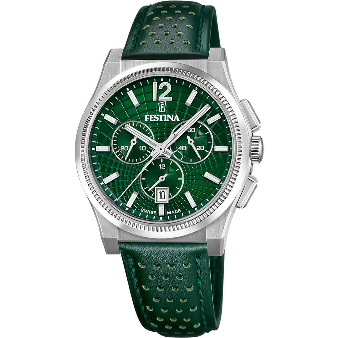 Rive Green / Leather Green Dial