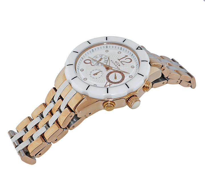 ARUBA COLLECTION WHITE/ 2-TONE ROSE | White Dial