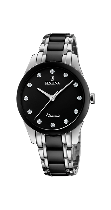 Ceramic Black / Stainless Steel Black Dial