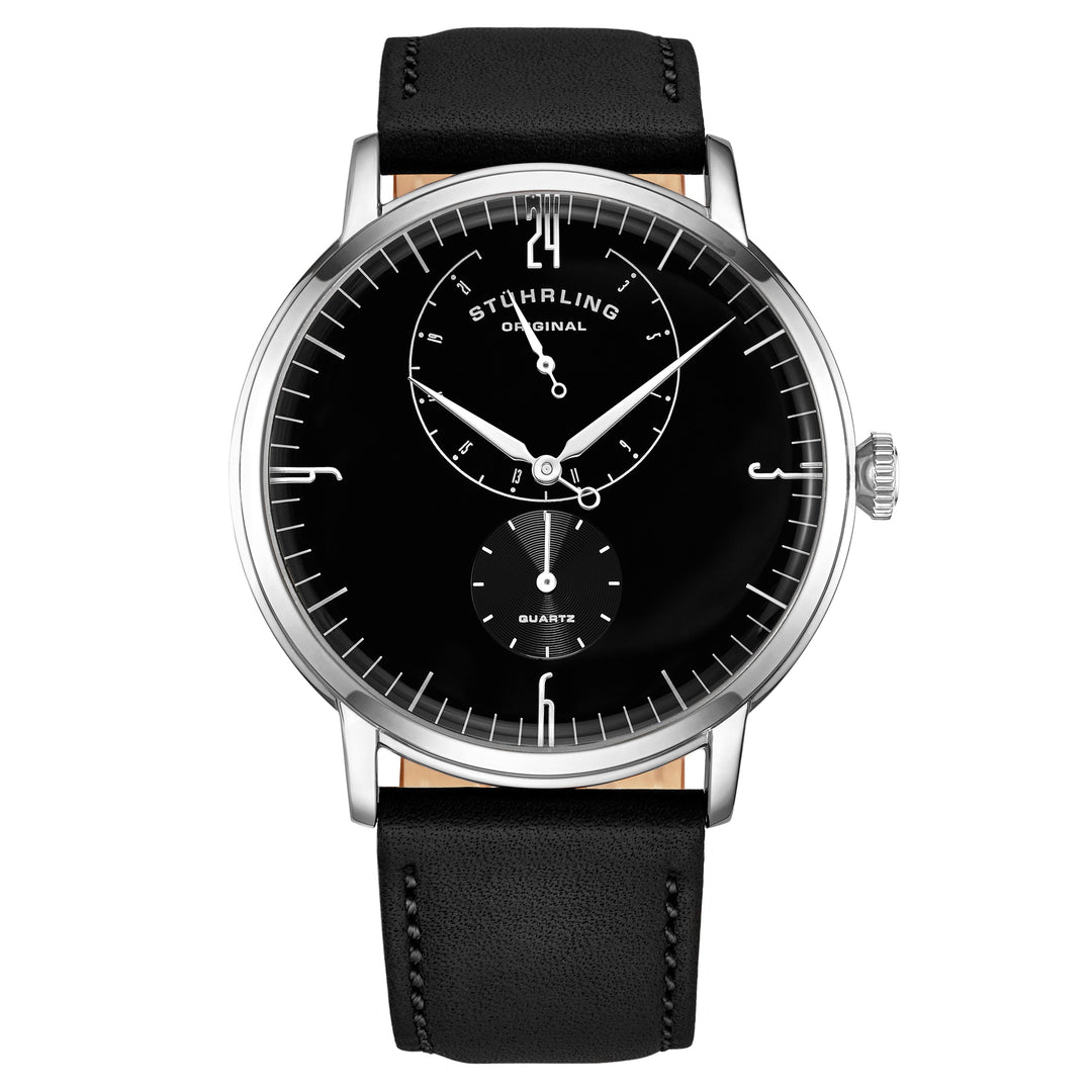 Symphony Black/Leather/Black Dial/Silver Case 3969.3 | Black Dial