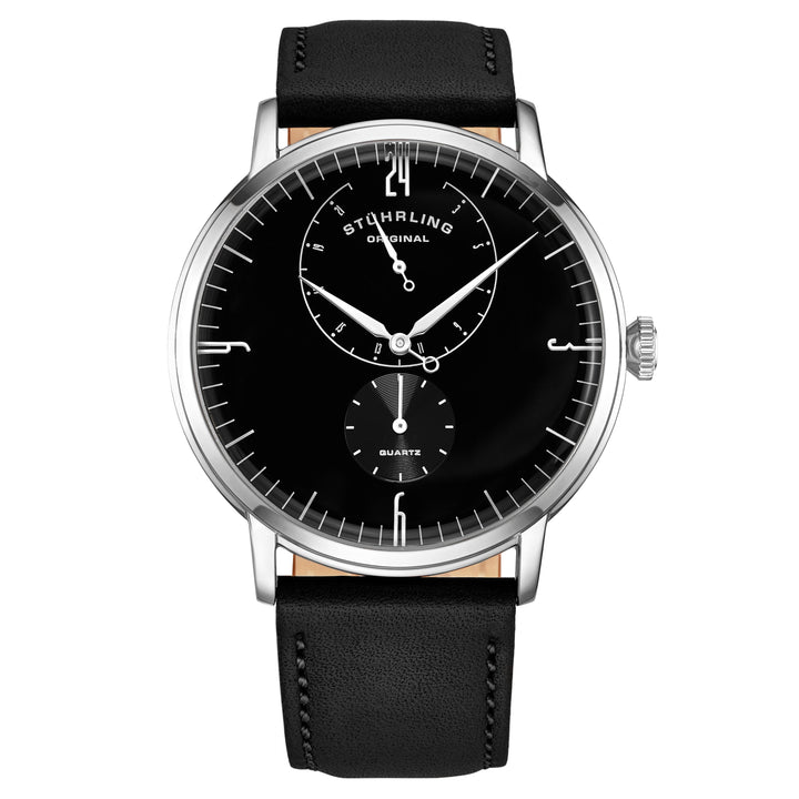 Symphony Black/Leather/Black Dial/Silver Case 3969.3 | Black Dial