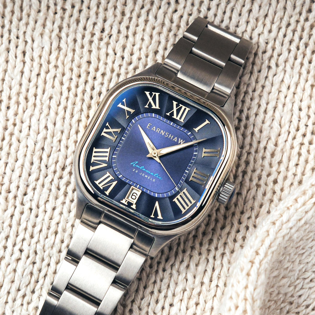 Coussin Automatic Blue / Stainless Steel | Blue Dial