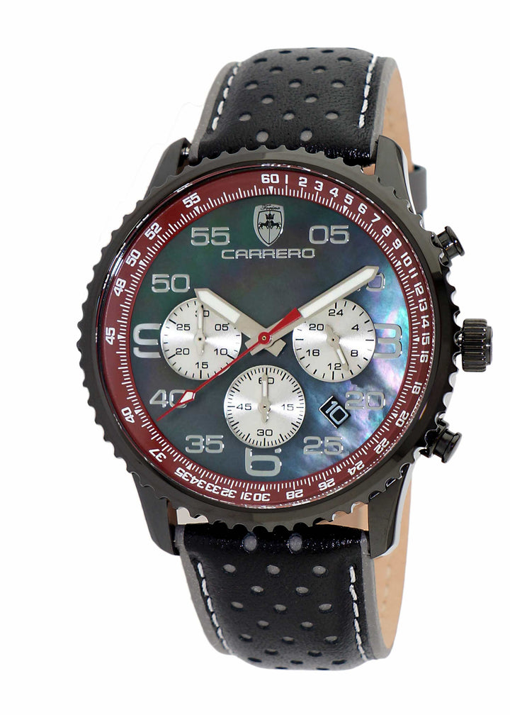 Aureum IP BLACK/MAROON-BLACK Black Dial