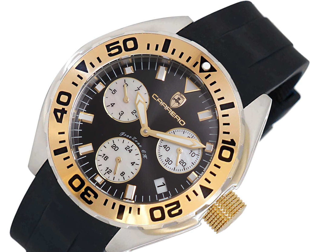 FreeZone-CH Black/Gold tone Black Dial