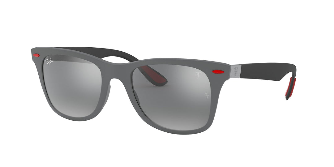 Scuderia Ferrari Matte Grey Frame, Grey Mirror Silver Lens |  Dial