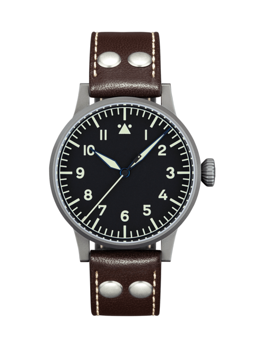 Westerland Pilot Watch Original 45mm Handwinding Black Dial