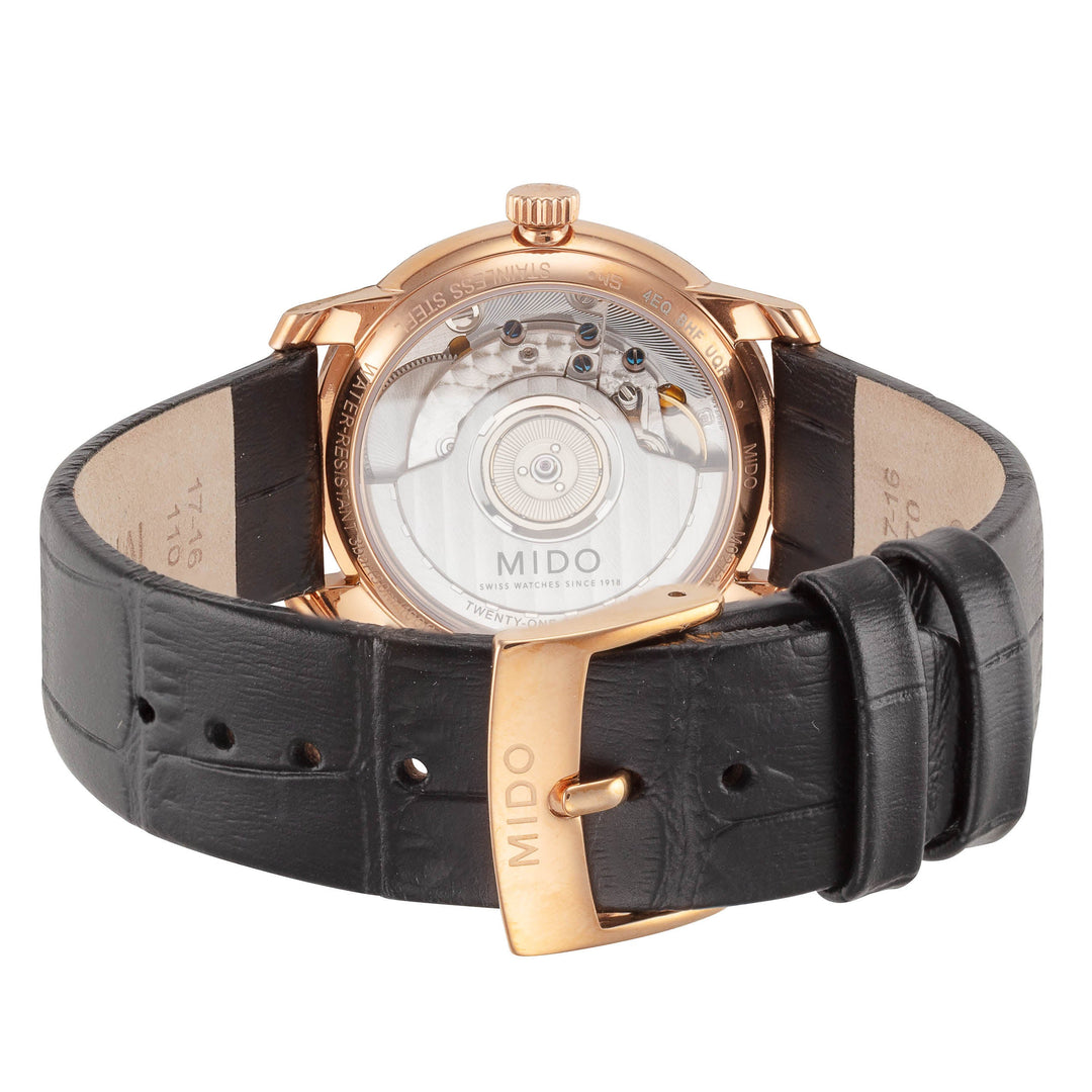 Baroncelli III 33mm / Silver / Black | Silver Dial