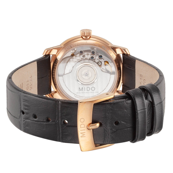 Baroncelli III 33mm / Silver / Black | Silver Dial
