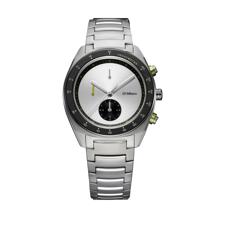 Chronograph 40mm Essential White Silver Dial