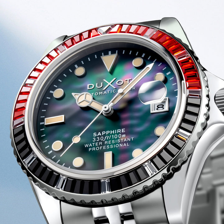 Atlantica 40 Rainbow Automatic Black / Stainless Steel | Black Dial