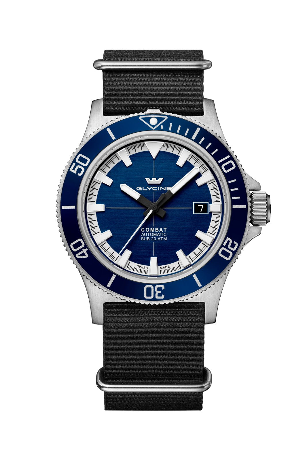 Combat Sub 42 mm / Blue / Black Blue Dial