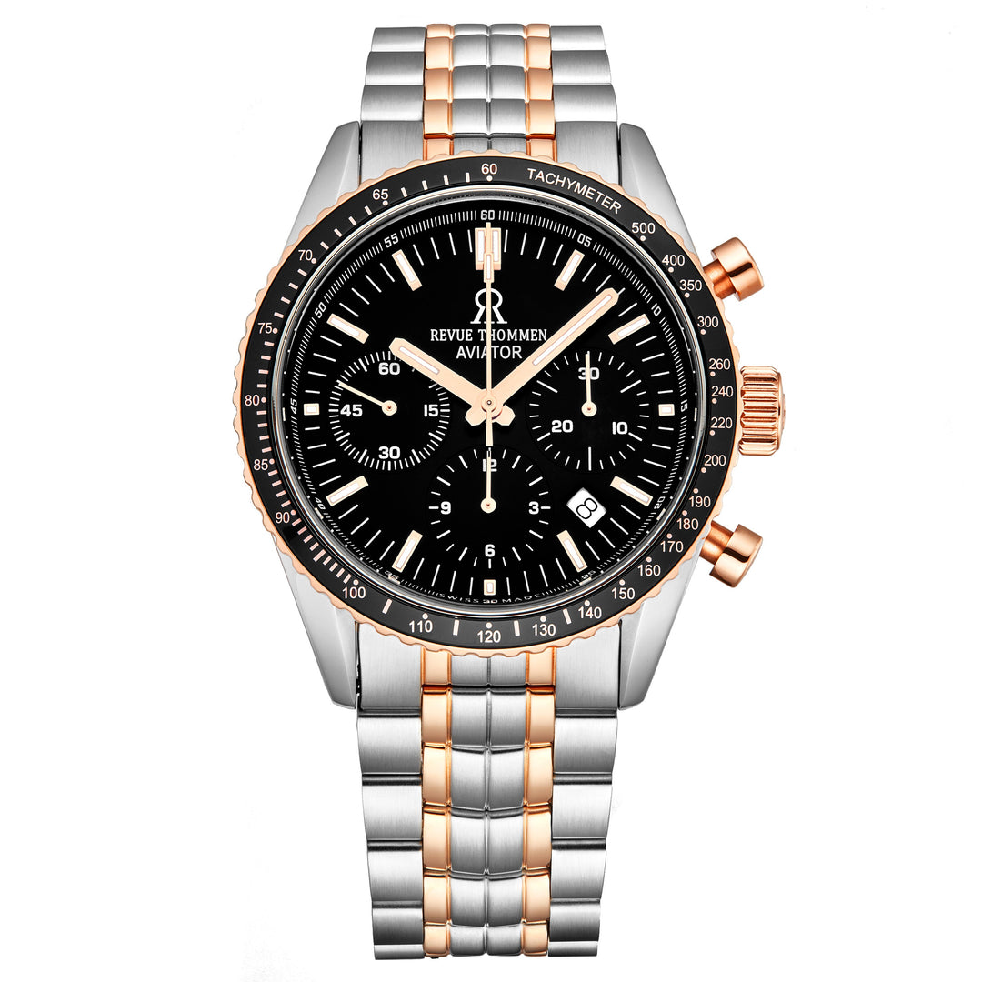Aviator 17000.6157 / Black | Black Dial