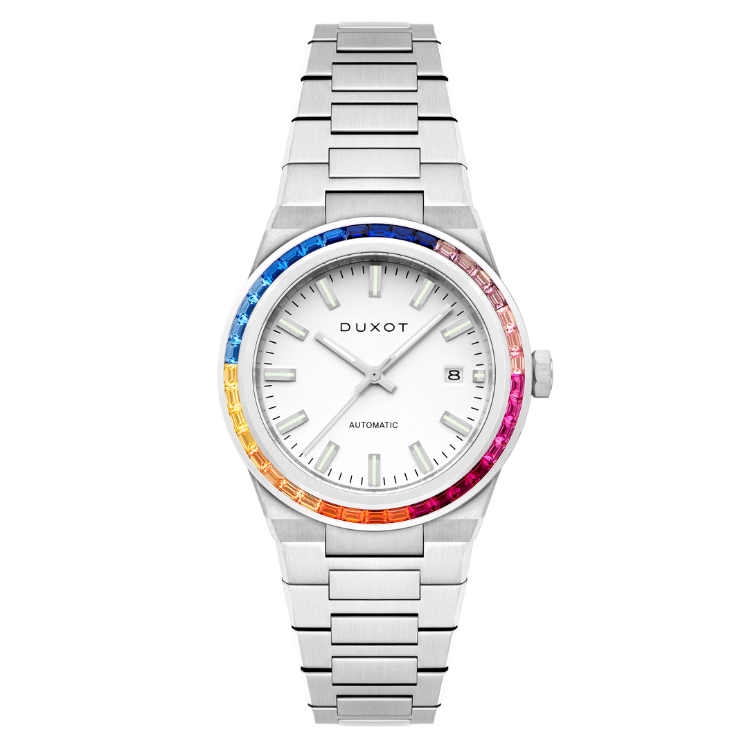 Alicante Rainbow Automatic White / Stainless Steel | White Dial