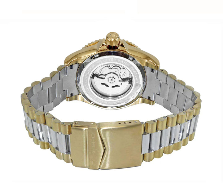 Catania MOP Goldtone-Black /TT Black Mother-of-Pearl Dial