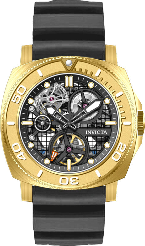 Sea Hunter 44mm / Black / Black Black Dial