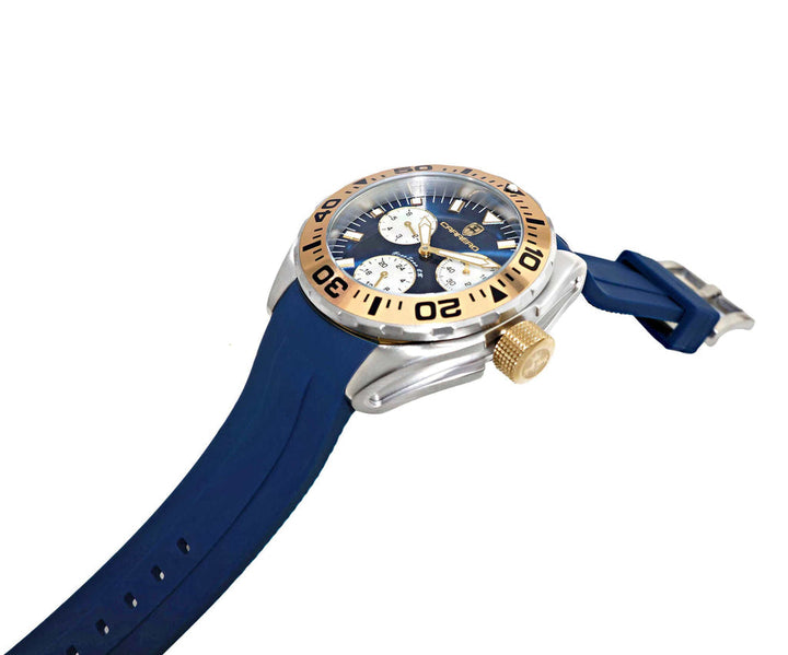 FreeZone-CH Blue/Goldg tone | Blue Dial