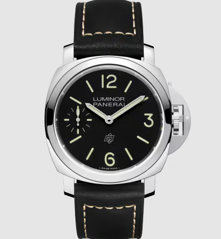 Luminor Logo Blue Leather | Black Dial