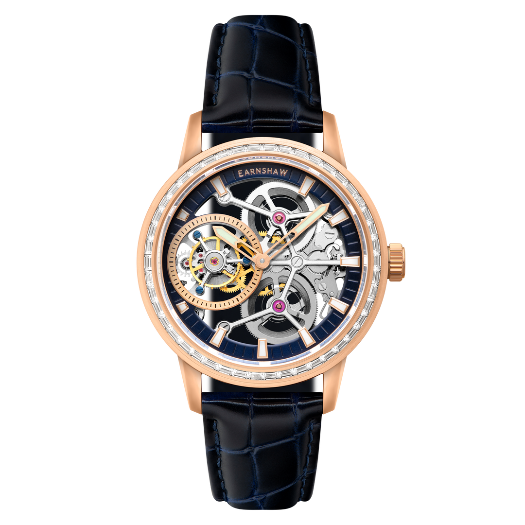 Engineer Parsons Tourbillon Limited Edition Rose Gold / Leather | Blue Dial