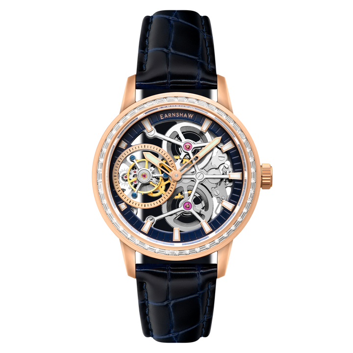 Engineer Parsons Tourbillon Limited Edition Rose Gold / Leather | Blue Dial