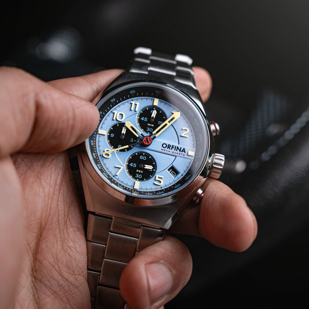 ORFINA ZERO-TWO CHRONOGRAPH Blue | Blue Dial